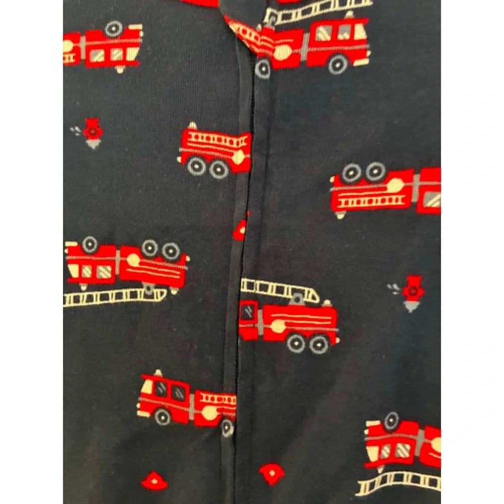 Kids Headquarters Pajama Sleeper 18M Red Blue Gray NEW Firefighter 3-Pack